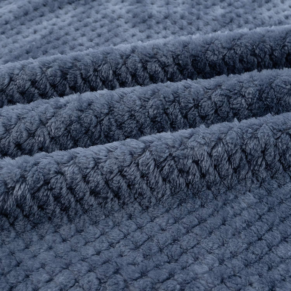 Warm Soft Fuzzy Dog or Cat Blanket, Plush Fleece Throws for Puppy, Kitten, Medium, Large Dogs - Blue (M/32" x 40")