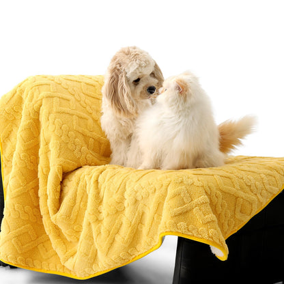 Allroaring Dog Calming Blanket, Waterproof Pet Blankets for Couch Cage Bed