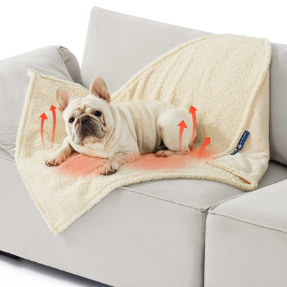 Bedsure Waterproof Dog Blankets for Small Dogs Soft Cat Blanket Warm,25X35