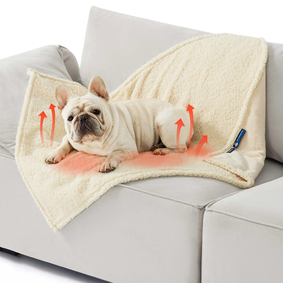 Bedsure Waterproof Dog Blankets for Small Dogs Soft Cat Blanket Warm,25X35