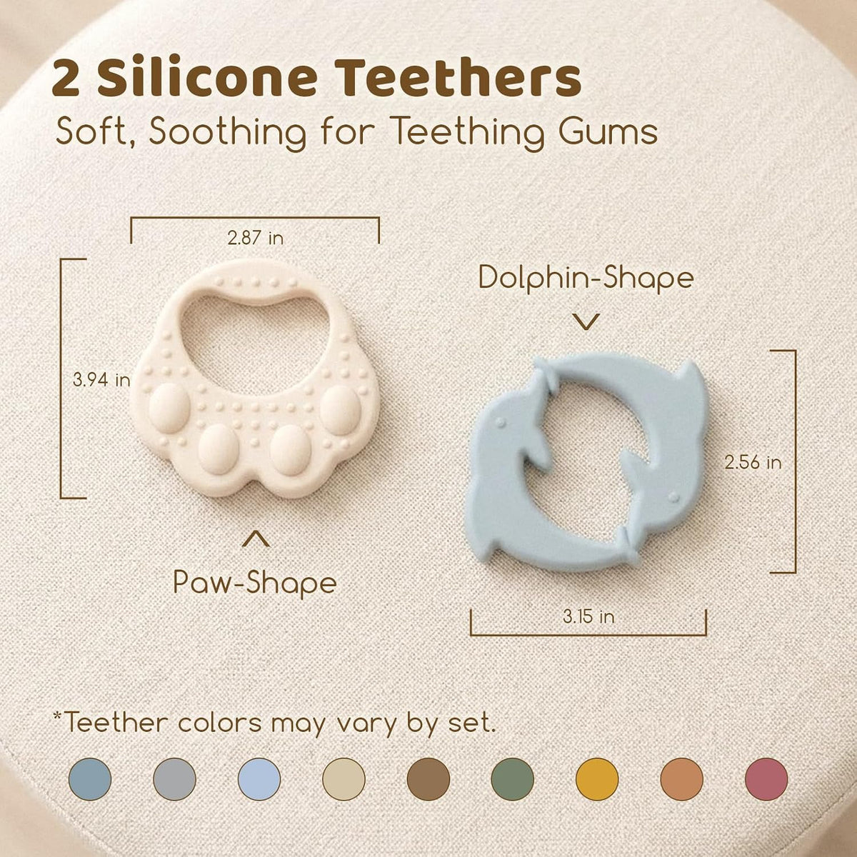 8-Pack Muslin Baby Bibs for Drooling and Teething