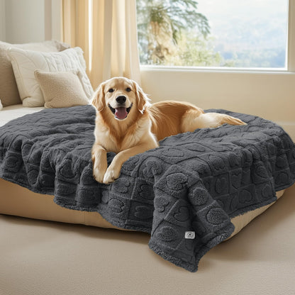 Luciphia Waterproof Blanket for Twin Bed Reversible Fleece Couch Cover
