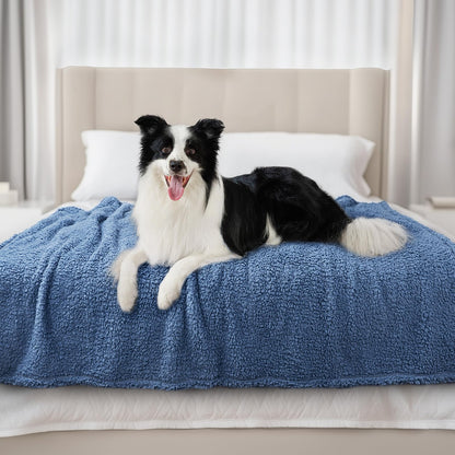 Luciphia Ultra Soft Sherpa Fleece Dog Puppy Cat Blanket for Small Pets