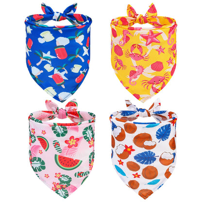 EXPAWLORER Holiday Dog Bandanas Outfit Costumes for Whole Year, 12 Pack