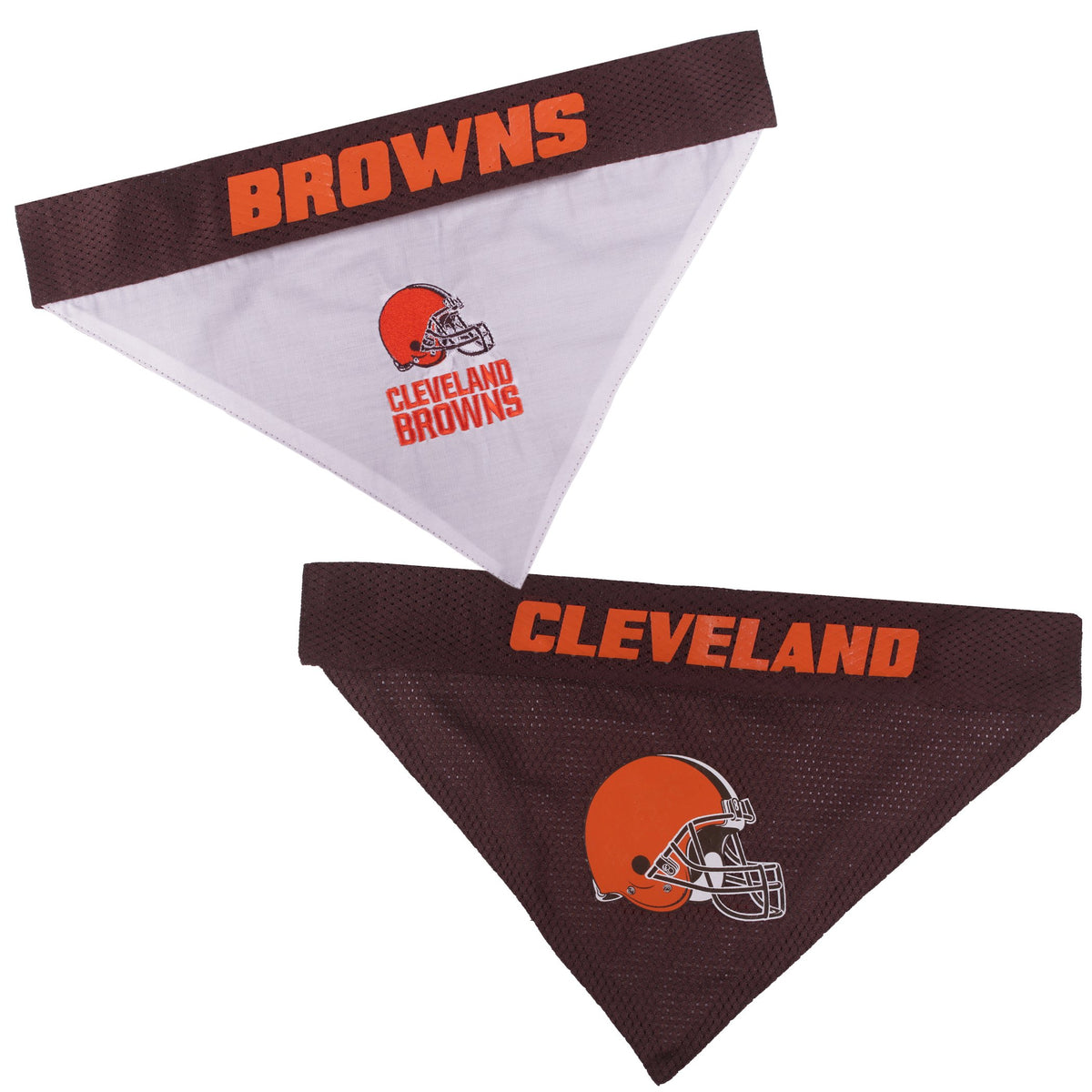 Pets First NFL DOG BANDANA - PHILADELPHIA EAGLES REVERSIBLE PET BANDANA. 2 Sided Sports Bandana with a PREMIUM Embroidery TEAM LOGO, Small/Medium. - 2 Sizes & 32 NFL Teams available, PHL-3217-S-M