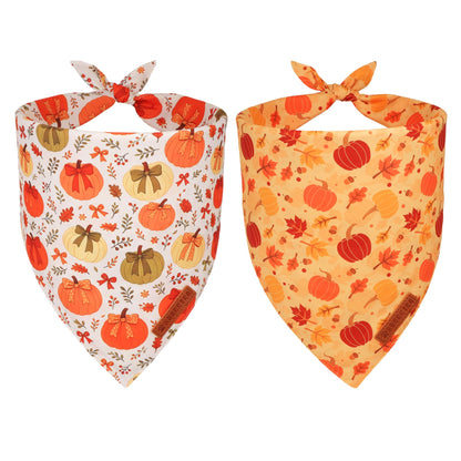 ADOGGYGO Rainbow Dog Bandana, 2 Pack Pride Bandana for Dogs, X-Large