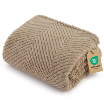 Bedsure Ultra Soft Dog Blankets for Large Dogs 300GSM Fleece, 40x50 Blue