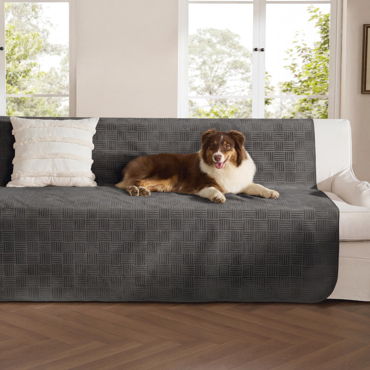 Bedsure Waterproof Couch Cover for Sofa and Dogs Quick Drying, 52x82IN