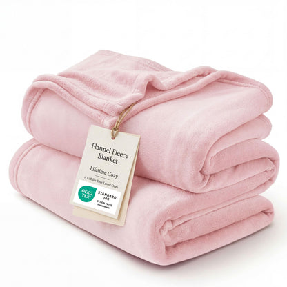 Bedsure GentleSoft Fleece Blanket Twin Size Grey - 300GSM Lightweight Plush Fuzzy Cozy Soft Warm Blanket for Bed, Sofa, Couch, Travel, Camping, 60x80 inches