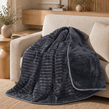 LOOBANI Waterproof Dog Blanket for Small Dogs, Pet Blanket, 25"x30", Cream