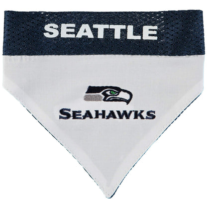 Pets First NFL DOG BANDANA - PHILADELPHIA EAGLES REVERSIBLE PET BANDANA. 2 Sided Sports Bandana with a PREMIUM Embroidery TEAM LOGO, Small/Medium. - 2 Sizes & 32 NFL Teams available, PHL-3217-S-M