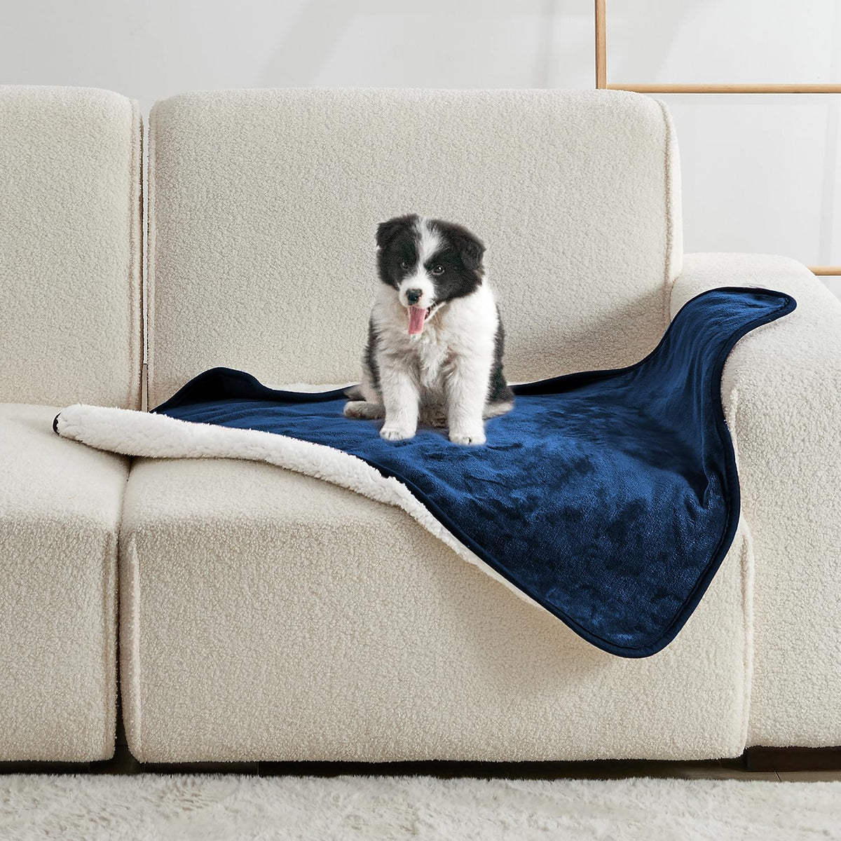 Soft Waterproof Blanket for Bed Couch Sofa, Grey, 50x60 inches