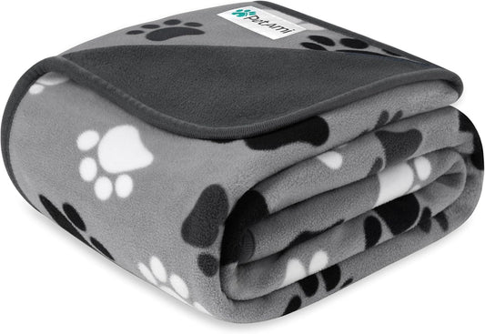 PetAmi Waterproof Dog Blanket, Leakproof Pee Proof Cat Blanket, 40x60 Paw