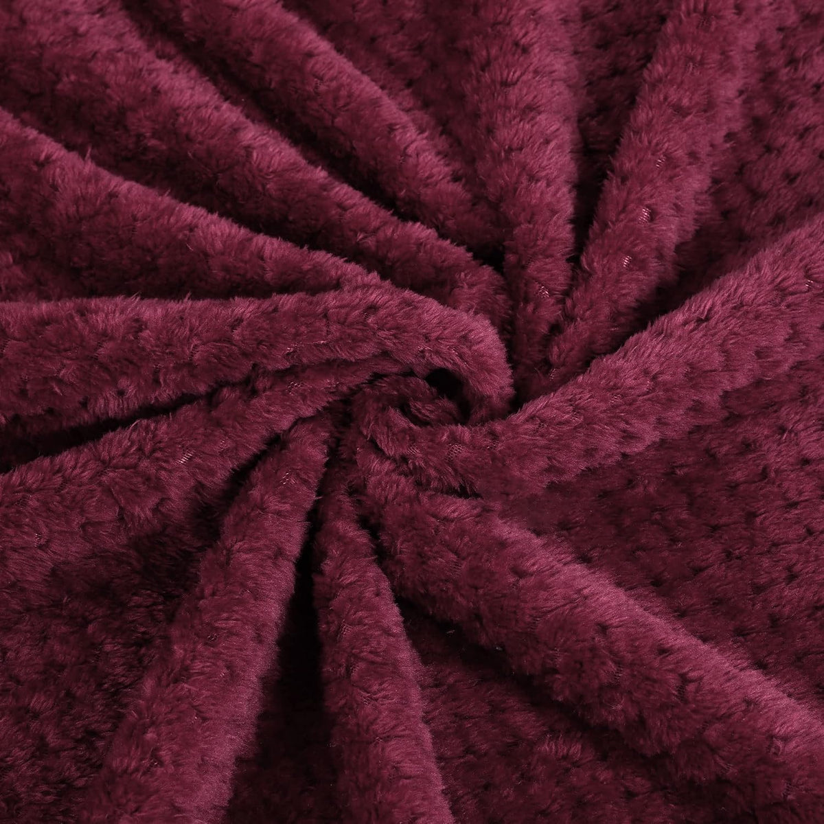 uxcell Fluffy Knitted Pet Blanket for Kitten Doggy 27x40 Burgundy