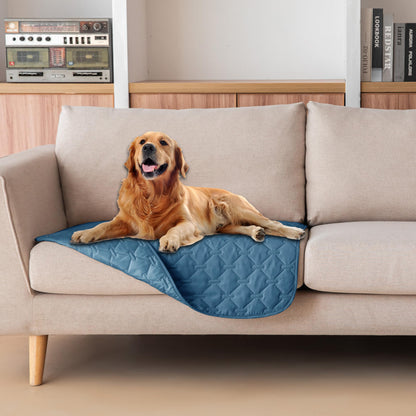 gogobunny Waterproof Pet Blanket for Bed, Washable Couch Cover for Dog Cat