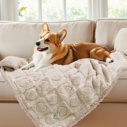 Luciphia Waterproof Blanket for Twin Bed Reversible Fleece Couch Cover