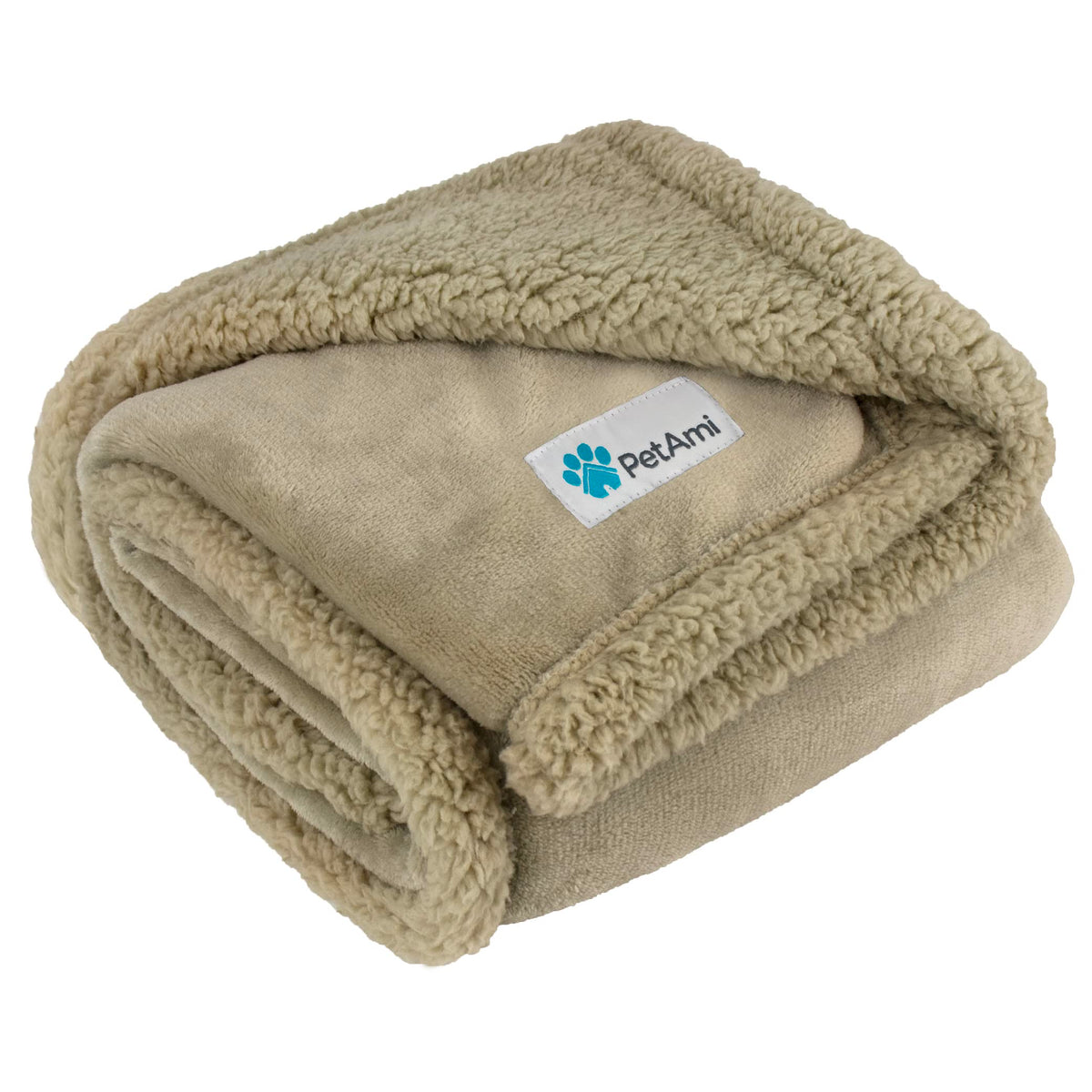 PetAmi Dog Blanket for Medium Small Pet Cat Puppy, 60x40, Plaid Dark Gray
