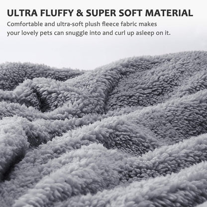Dog Blankets for Large Dogs, Super Soft Warm Sherpa Fleece Plush Doggie Blankets and Throws for Small Medium Puppy Doggy Pet Cats，50x60 inches
