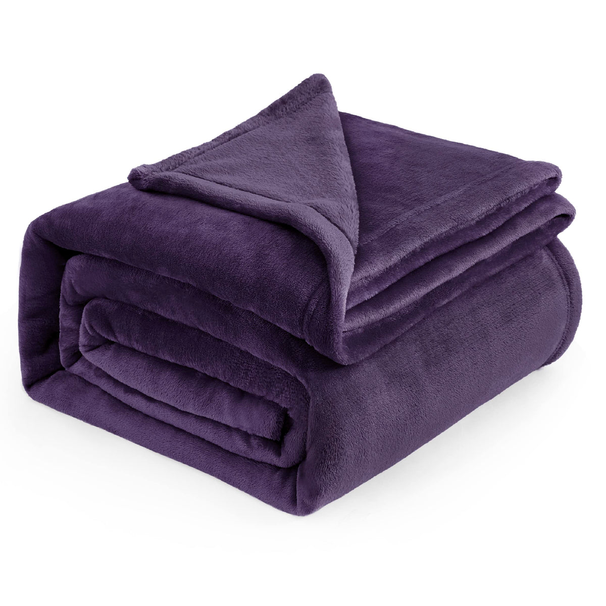 Bedsure GentleSoft Fleece Blanket Twin Size Grey - 300GSM Lightweight Plush Fuzzy Cozy Soft Warm Blanket for Bed, Sofa, Couch, Travel, Camping, 60x80 inches