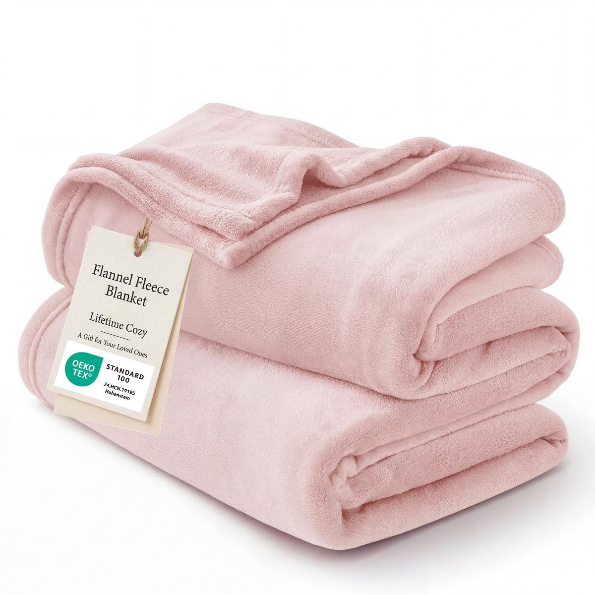 Bedsure GentleSoft Fleece Blanket Twin Size Grey - 300GSM Lightweight Plush Fuzzy Cozy Soft Warm Blanket for Bed, Sofa, Couch, Travel, Camping, 60x80 inches