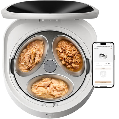 PETLIBRO Automatic Wet Food Cat Feeder 2026 New Version with Semiconductor Cooling, Refrigerated 3 Fresh Meals in 3 Days, App-Controlled Pet Food Dispenser, Stainless Steel Bowl, Easy to Clean