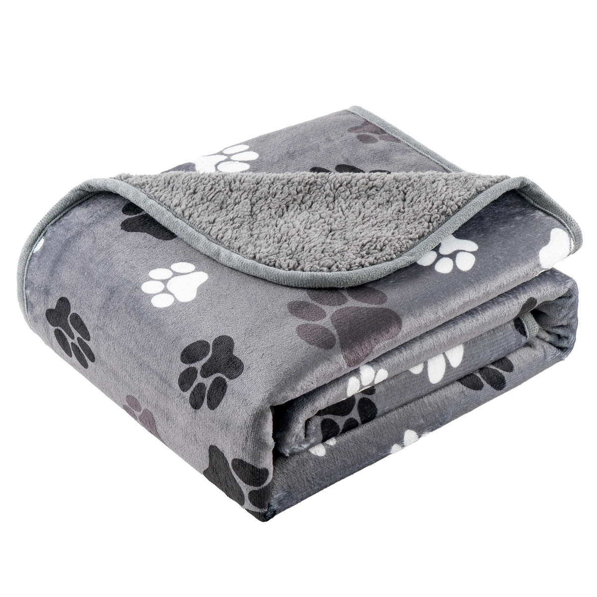Waterproof Dog Blankets for Large Dogs 50"x60" Dark Grey
