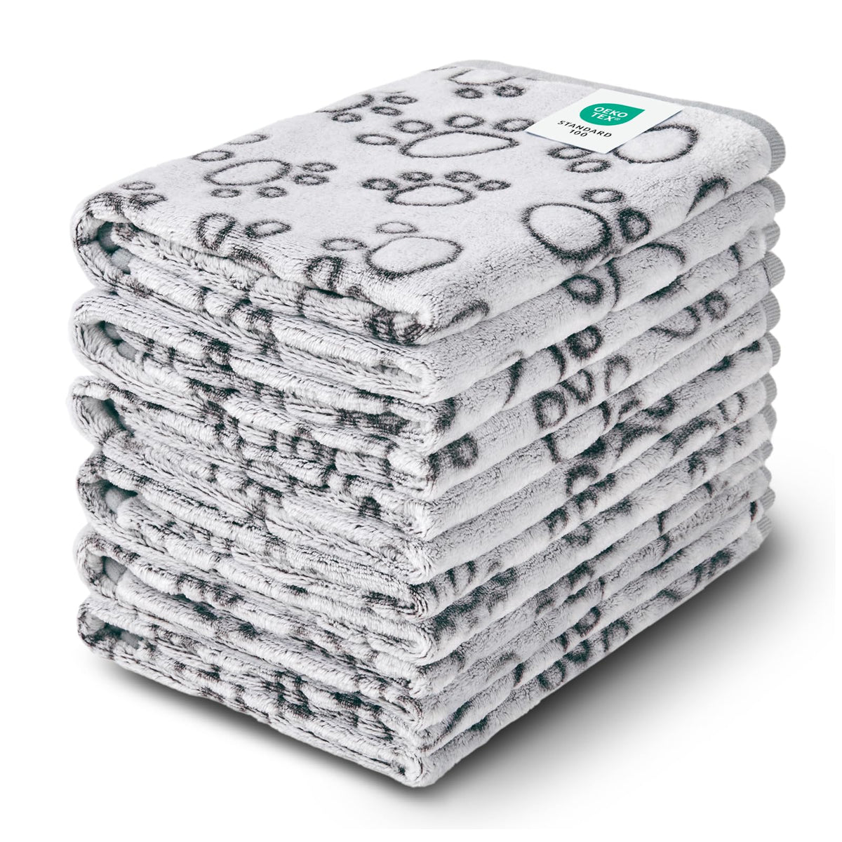 Luciphia 1 Pack 6 Dog Blankets Cat Soft Fluffy Fleece Pet Blanket Warm Cute Print Design Puppy Kitten Doggy Paw Small(23"x16")