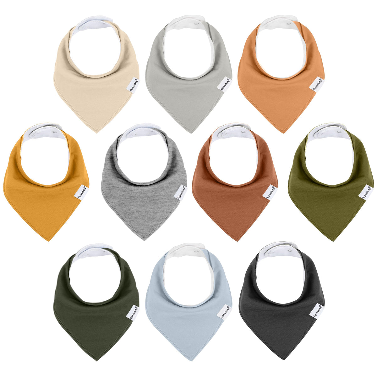 Baby Bandana Drool Bibs for Boys Girls,Super Absorbent Triangle Baby Bibs for Drooling and Teething,100% Cotton Soft for Infant,Newborn 12Pack