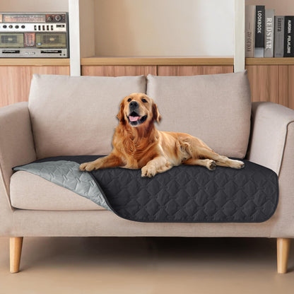 gogobunny Waterproof Pet Blanket for Bed, Washable Couch Cover for Dog Cat