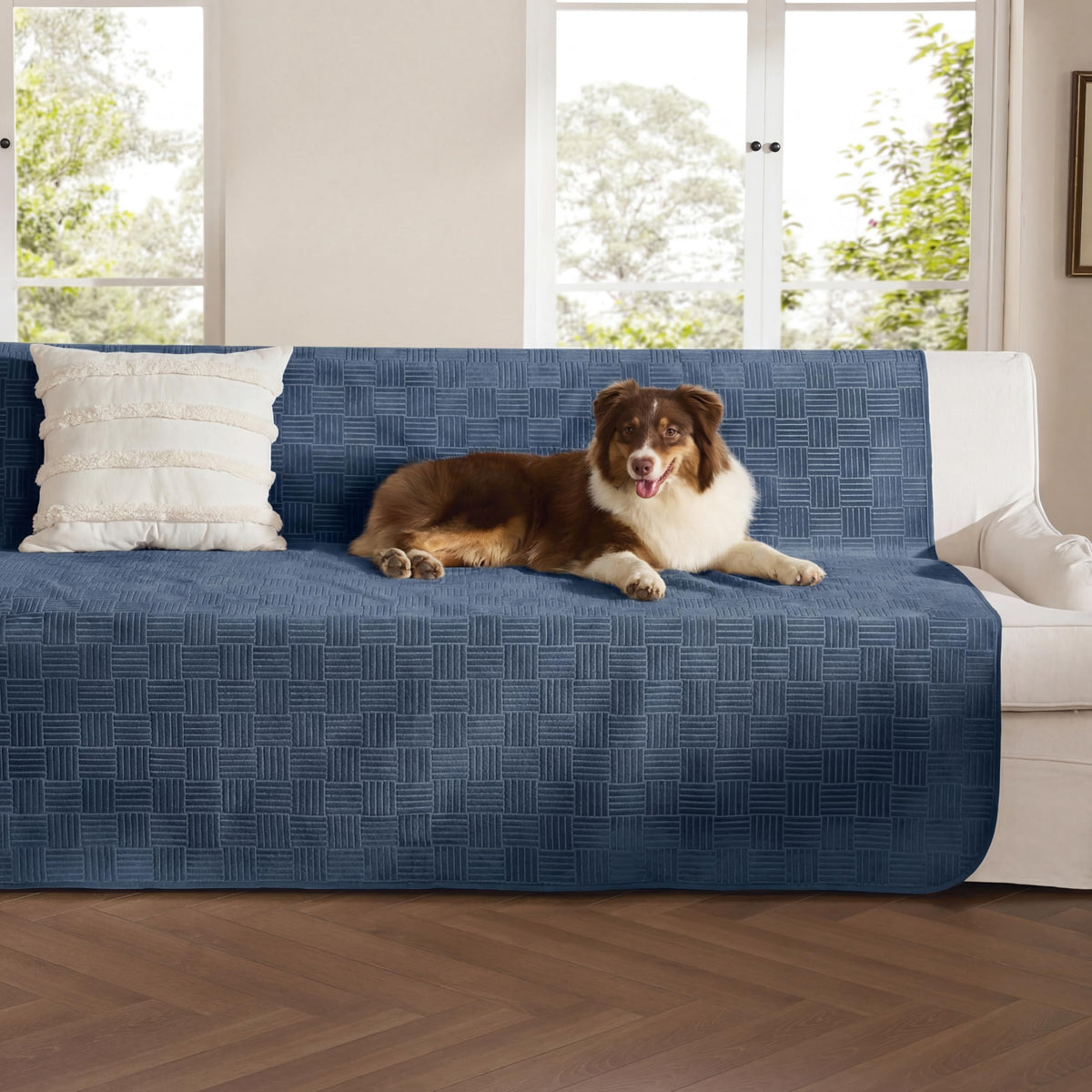 Bedsure Waterproof Couch Cover for Sofa and Dogs Quick Drying, 52x82IN