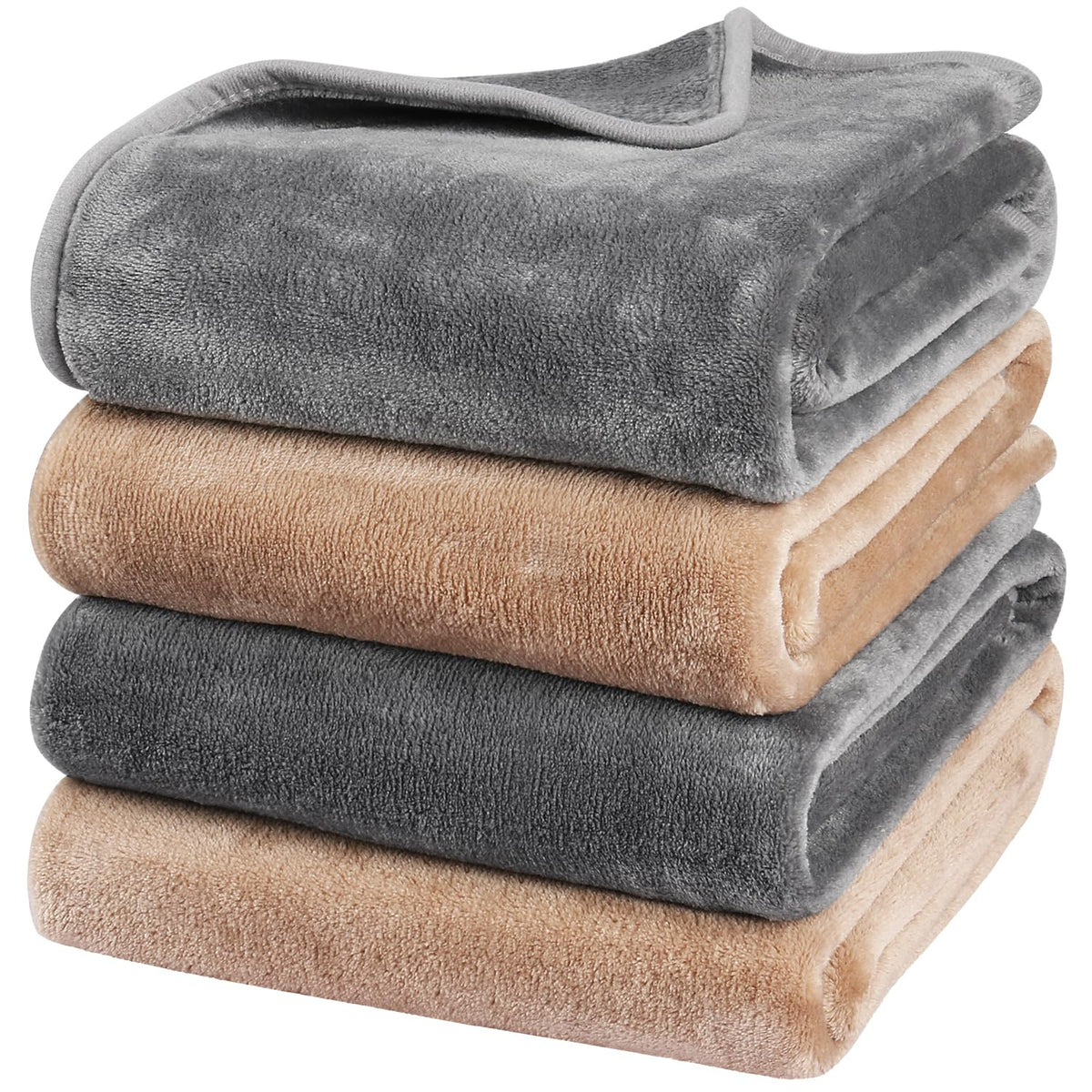 Onarway Dog Blanket Washable for Puppy: 4 Packs Dog Blankets 28”x20”