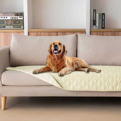 gogobunny Waterproof Pet Blanket for Bed, Washable Couch Cover for Dog Cat
