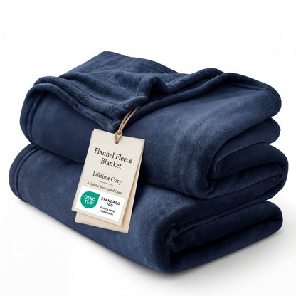 Bedsure GentleSoft Fleece Blanket Twin Size Grey - 300GSM Lightweight Plush Fuzzy Cozy Soft Warm Blanket for Bed, Sofa, Couch, Travel, Camping, 60x80 inches