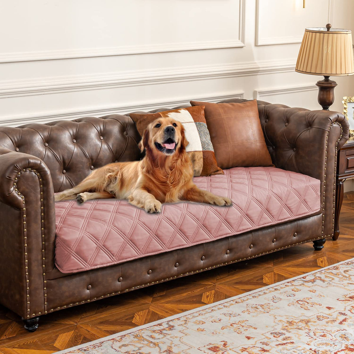 Ameritex Waterproof Dog Bed Cover Pet Blanket with Anti-Slip Back