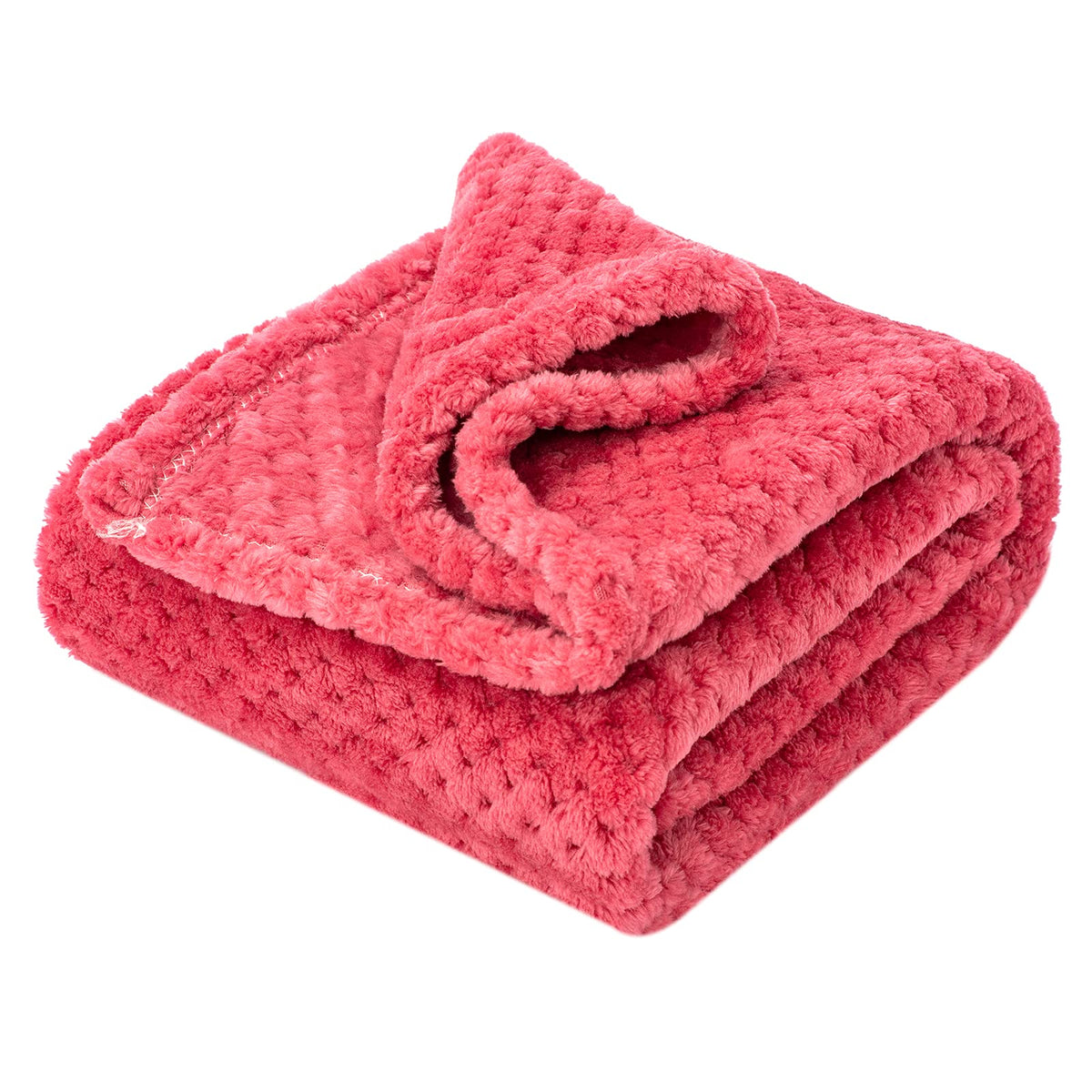 Warm Soft Fuzzy Dog or Cat Blanket, Plush Fleece Throws for Puppy, Kitten, Medium, Large Dogs - Blue (M/32" x 40")