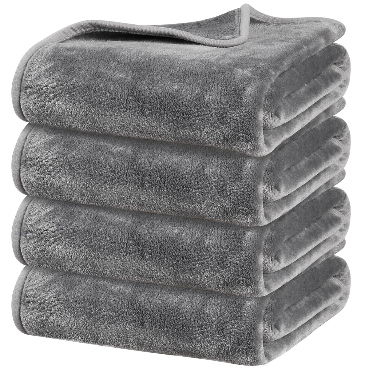 Onarway Dog Blanket Washable for Puppy: 4 Packs Dog Blankets 40”x28”