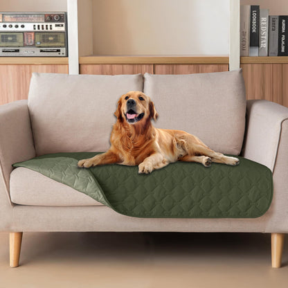 gogobunny Waterproof Pet Blanket for Bed, Washable Couch Cover for Dog Cat