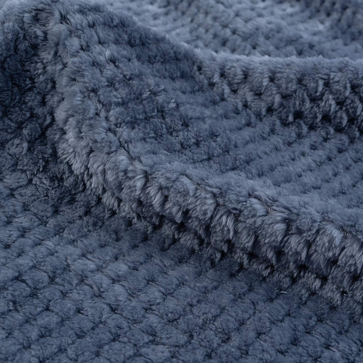 Warm Soft Fuzzy Dog or Cat Blanket, Plush Fleece Throws for Puppy, Kitten, Medium, Large Dogs - Blue (M/32" x 40")