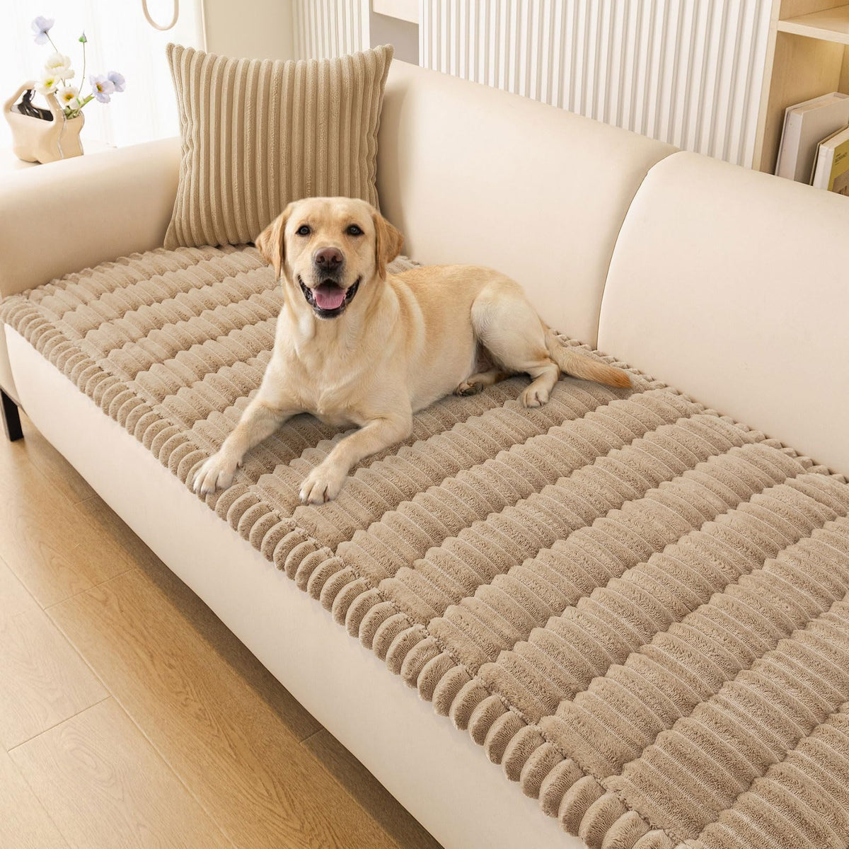 Smiry Couch Cover for Dogs, Non Slip Washable Sofa Protector for Pets