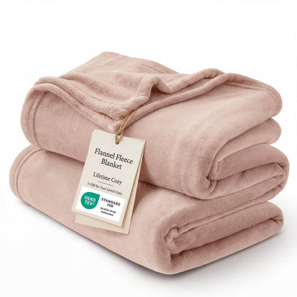 Bedsure GentleSoft Fleece Blanket Twin Size Grey - 300GSM Lightweight Plush Fuzzy Cozy Soft Warm Blanket for Bed, Sofa, Couch, Travel, Camping, 60x80 inches