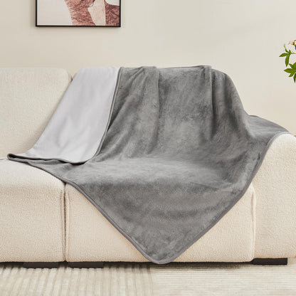 Waterproof Blanket Bed Cover 60"x80" for Adults or Pets, Dusty Pink
