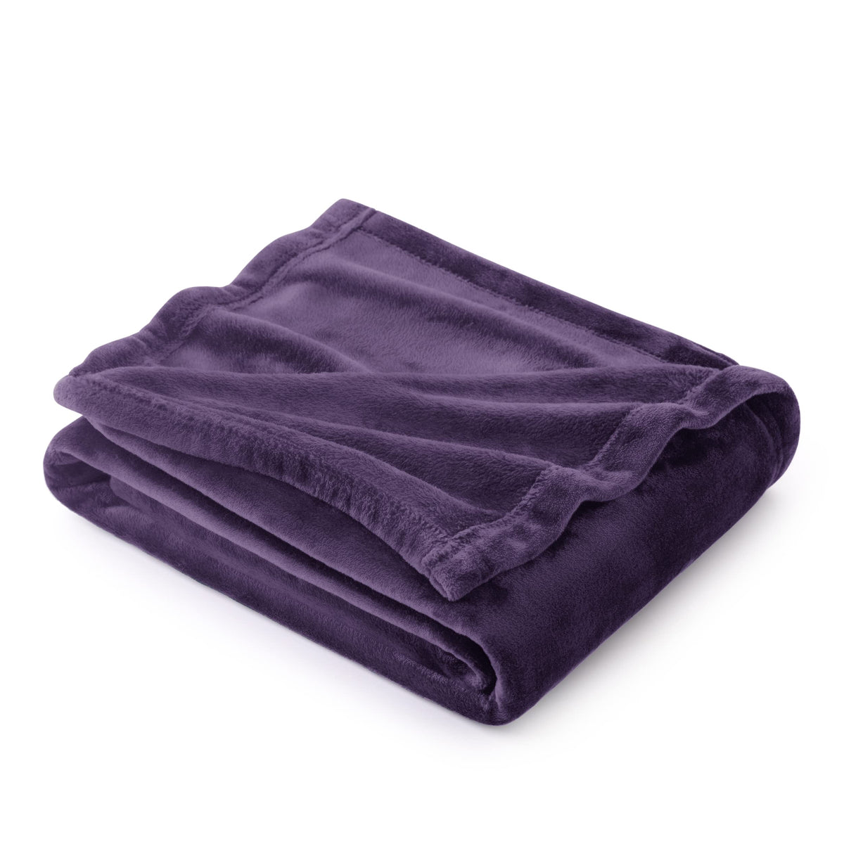 Bedsure GentleSoft Fleece Blanket Twin Size Grey - 300GSM Lightweight Plush Fuzzy Cozy Soft Warm Blanket for Bed, Sofa, Couch, Travel, Camping, 60x80 inches