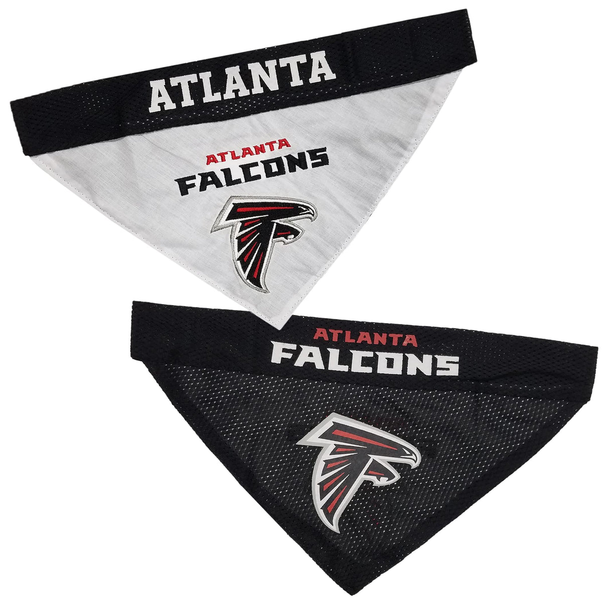 Pets First NFL DOG BANDANA - PHILADELPHIA EAGLES REVERSIBLE PET BANDANA. 2 Sided Sports Bandana with a PREMIUM Embroidery TEAM LOGO, Small/Medium. - 2 Sizes & 32 NFL Teams available, PHL-3217-S-M