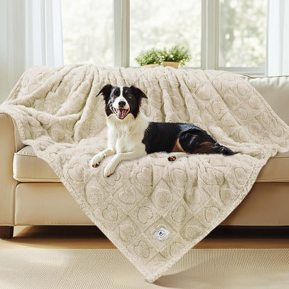 Luciphia Waterproof Blanket for Twin Bed Reversible Fleece Couch Cover
