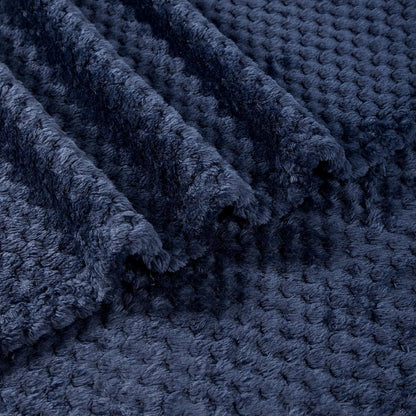 CAI TENG Small Dog Blanket 3 Pack Cat Blankets Pets 21x30 in Navy
