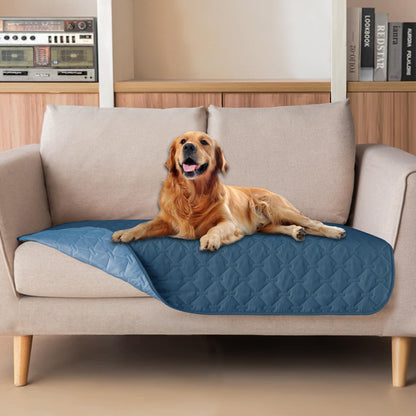 gogobunny Waterproof Pet Blanket for Bed, Washable Couch Cover for Dog Cat