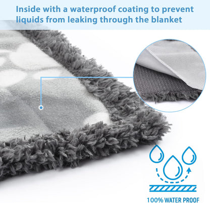 Kritter Planet Waterproof Reversible Pet Blanket for Small Dogs