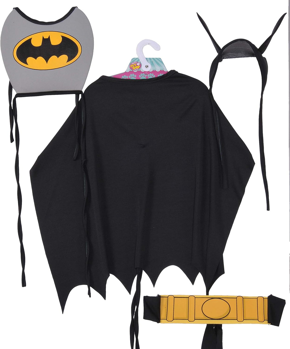 DC Comics Superheroes: Batman Pet Costume for Dogs or Cats by Rubies, Medium