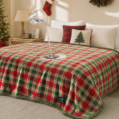 Luciphia Waterproof Blanket for Large Dog, Reversible Sherpa Bed Cover