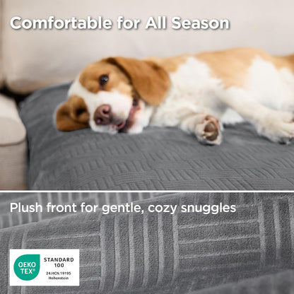 Bedsure Waterproof Couch Cover for Sofa and Dogs Quick Drying, 52x82IN